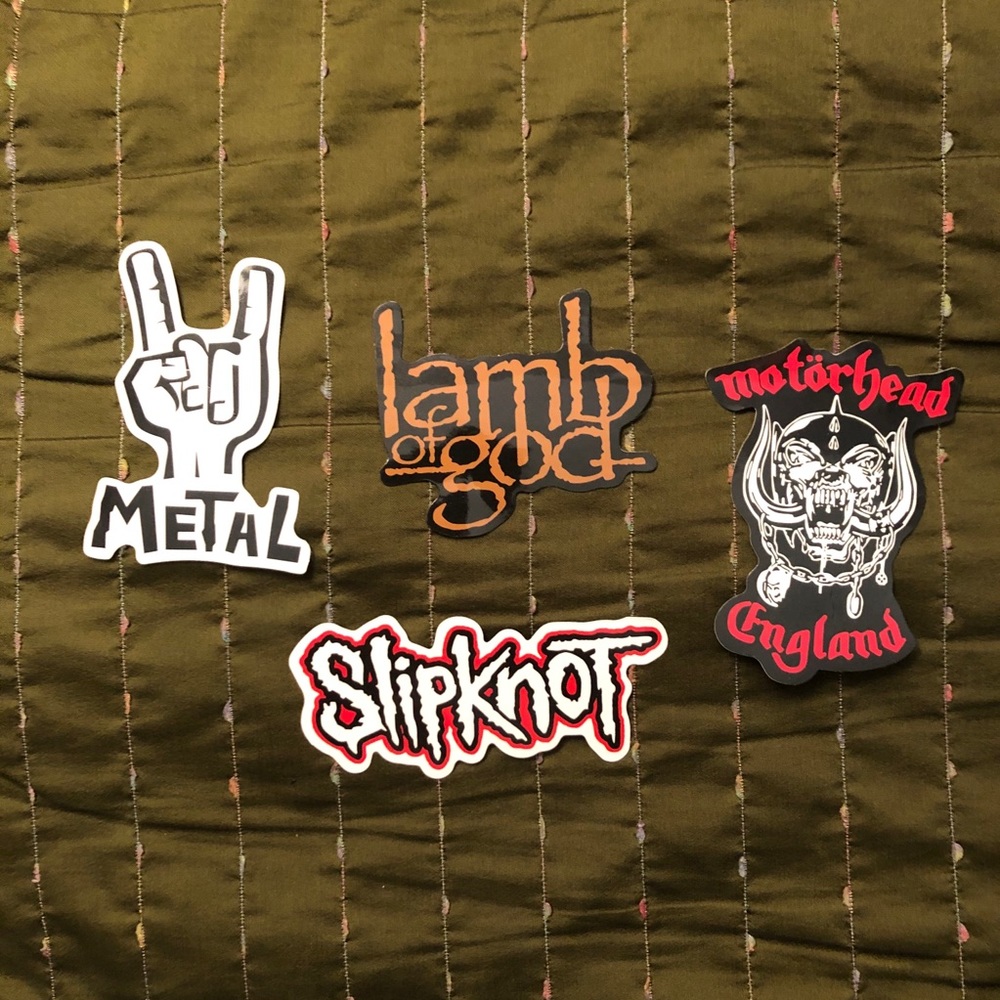 Metal Band Stickers